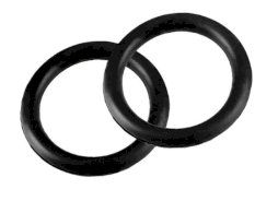 Boczne gumki do strzemion bezpiecznych, czarne