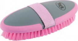 Szczotka York Axel do sierści, szary/różowy