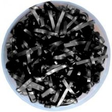 Gumki York do grzywy silikonowe w pudełku, czarny