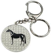 Breloczek HR, koń świecący z kryształkami