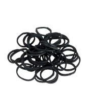 Gumki York do grzywy, czarny