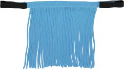 Naczółek z frędzlami York Malaga, niebieski