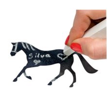 Naklejki do pisania HR z końmi czarne