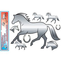 Naklejki lustrzane HR z końmi