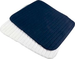 podkładki pod owijki, biało-granatowe