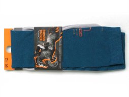 Cienki podkolanówki jeździeckie z mikrofibry, kolor morski, Wrocław