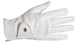 Rękawiczki jeździeckie York Georgia, białe