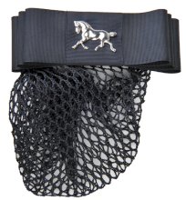 Siatka do włosów z konikiem, czarna