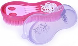 Szczotka York Magic Box, różowa