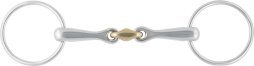 Wędzidło York, podwójnie łamane z miedzią