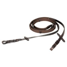 Wodze parciane ze stoperami brązowe