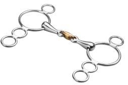 Wędzidło pessoa START 3K anat/miedź/ł pełne, -