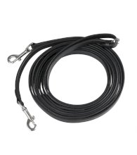 Czarna wodza START skórzana, czarny, wodze pomocnicze