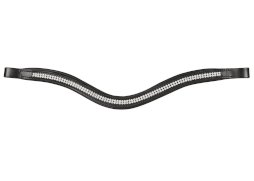 Naczółek START U-2lineCrystal podszyty, czarny