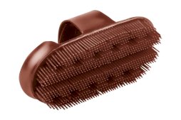 Zgrzebło START igiełkowe duże, brązowy, koń