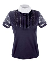 Koszulka jeździecka konkursowa START Patricia damska, navy