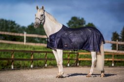 Derka siatkowa START Standard, navy, derka dla konia