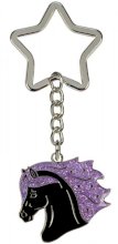Breloczek HR głowa konia, Black Star