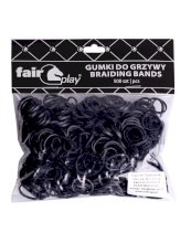 Gumki do grzywy i ogona, czarne