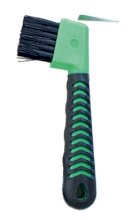 Kopystka ze szczotką ogumowana, zielona