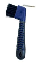 Kopystka ze szczotką ogumowana, granat