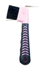 Kopystka ze szczotką ogumowana, różowa