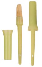 Pędzelek z pojemnikiem do oleju do kopyt limonkowy