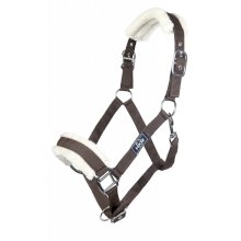 Kantar -Bischofshofen- podszyty futerkiem, ciemny brąz