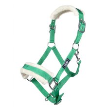 Kantar -Bischofshofen- podszyty futerkiem, zielony