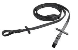 Wodze gumowane START SuperGrip ze stoperami, czarny