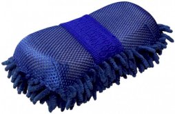 Gąbka z myjką York, niebieska
