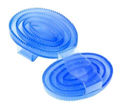 Zgrzebło START Gell glitter, niebieski