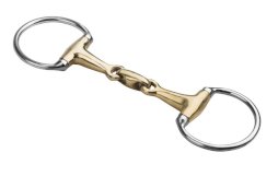 Wędzidło oliwkowe START anatomiczne/podwójnie łamane, pełne