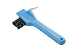 Kopystka ze szczoteczką i skrobaczką START, jasny niebieski