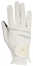 Rękawiczki jeździeckie HE Ascott, białe