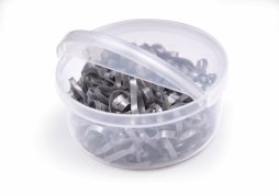 Gumki do grzywy i ogona FP srebrny 350szt