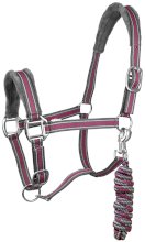 Kantar York Calipso z uwiązem, szaro-różowy