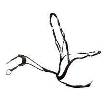 Napierśnik 5-cio punktowy elastyczny Kavalkade, czarny