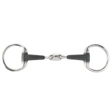 Wędzidło gumowe podwójnie łamane oliwka, 15mm