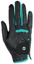 Rękawiczki York Nevada, czarno-turkusowe