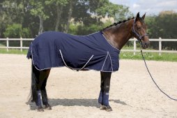 Derka do transportu koni York Torrone, granatowa