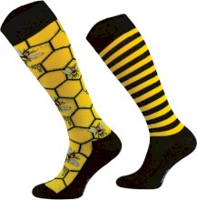 Podkolanówki podkoniówki Comodo, pszczoła, plaster miodu