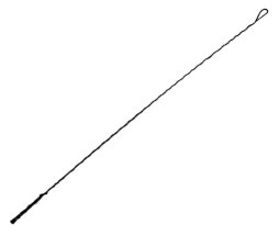 Bat do lonżowania, czarny