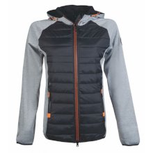 Bluza jeździecka HKM Style, szary/czarny