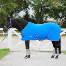 Derka polarowa z pasami York Britta, niebieska