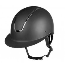Kask jeździecki Lady Shield, czarny/czarny połysk