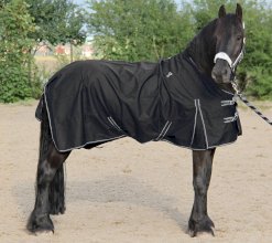 Derka przeciwdeszczowa padokowa York Demi, czarna