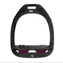 Strzemiona FLEX-ON Green Composite, wkładki skośne Ultra-Grip, czarno śliwkowe