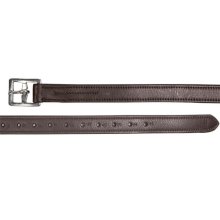 Puśliska skórzane HKM Anna wzmocnione taśmą, brązowe