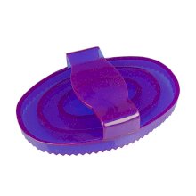 Zgrzebło przezroczyste, fioletowe